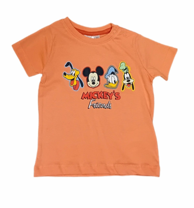 Micky Maus Baby T-Shirt orange